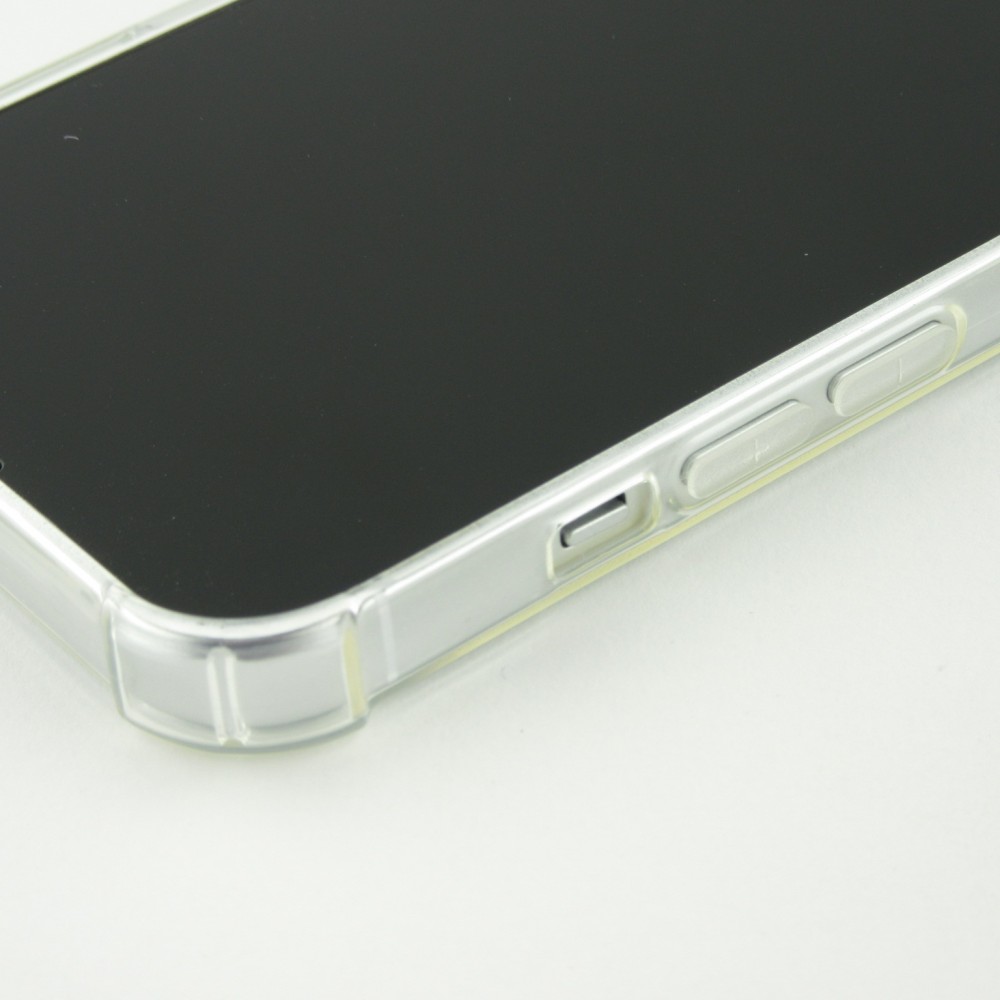 iPhone 16 Plus Case Hülle - Gummi Transparent Gel Bumper mit extra Schutz für Ecken Antischock