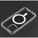 Hülle iPhone 15 Pro Max - MagSafe kompatibel Gummi transparent TPU Silikon