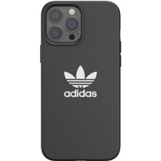 iPhone 13 Pro Max Case Hülle - Adidas Silikon Soft-Touch mit weißem Logoaufdruck - Schwarz