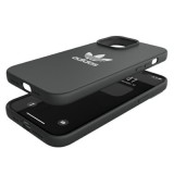 iPhone 13 Pro Max Case Hülle - Adidas Silikon Soft-Touch mit weißem Logoaufdruck - Schwarz