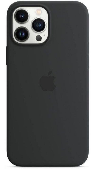 iPhone 13 Pro Max Case Hülle - Apple Silikon soft touch MagSafe - Anthrazitgrau