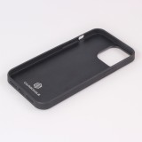 Samsung Galaxy S24 Ultra Case Hülle - Carbomile Alcantara und Carbon mit roten Nähten (MagSafe kompatibel)