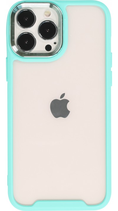 iPhone 13 Pro Max Case Hülle - Fashion Case Pro Camera 360° protection Silikon - Türkis