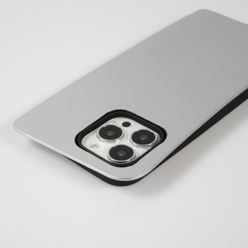 iPhone 13 Pro Max Case Hülle - Grosses Küchenmesser mit Griff - Silber