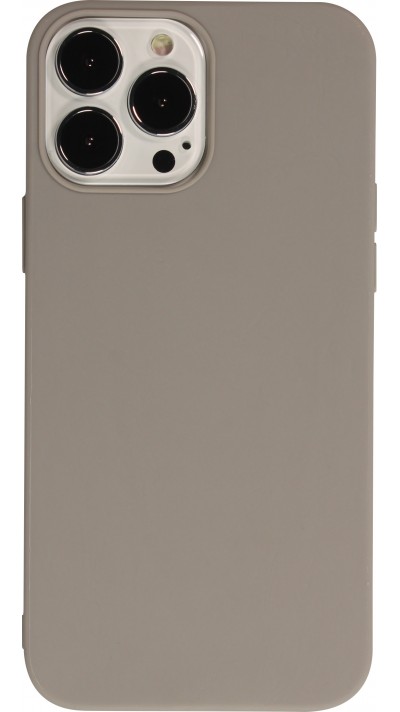 iPhone 13 Pro Max Case Hülle - Silikon Mat - Grau