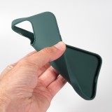 Coque iPhone 15 Pro Max - Silicone Mat - Vert foncé