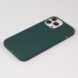 Coque iPhone 15 Pro Max - Silicone Mat - Vert foncé