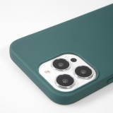 Coque iPhone 15 Pro Max - Silicone Mat - Vert foncé