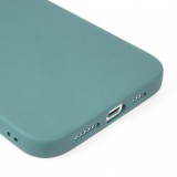 Coque iPhone 15 Pro Max - Silicone Mat - Vert foncé