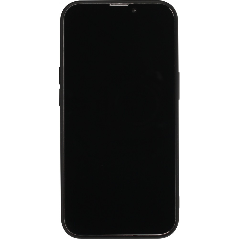 Hülle iPhone 13 Pro - Silikonmatte Skull flowers - Schwarz