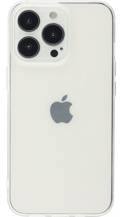 iPhone 14 Pro Case Hülle - Ultra-thin Gummi Transparent 0.8 mm Gel-Silikon Superdünn und flexibel