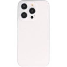 iPhone 16 Pro Case Hülle - Plastik ultra dünn semi-transparent matt - Weiss