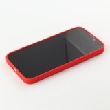 iPhone 15 Plus Case Hülle - Silikon Mat  - Rot