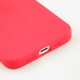 iPhone 15 Plus Case Hülle - Silikon Mat  - Rot