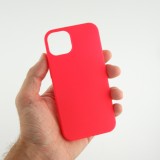 iPhone 15 Plus Case Hülle - Silikon Mat  - Rot