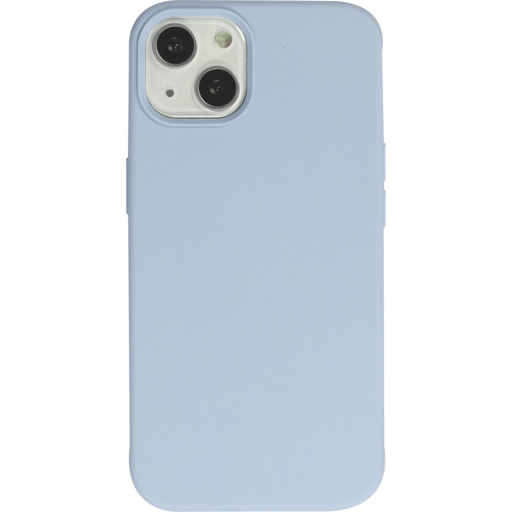 Hülle iPhone 13 - Soft Touch - Hellblau