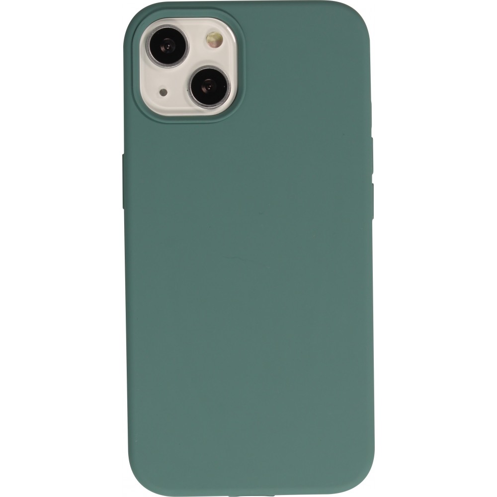 iPhone 14 Case Hülle - Soft Touch - Dunkelgrün