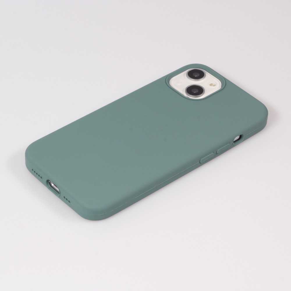 iPhone 14 Case Hülle - Soft Touch - Dunkelgrün