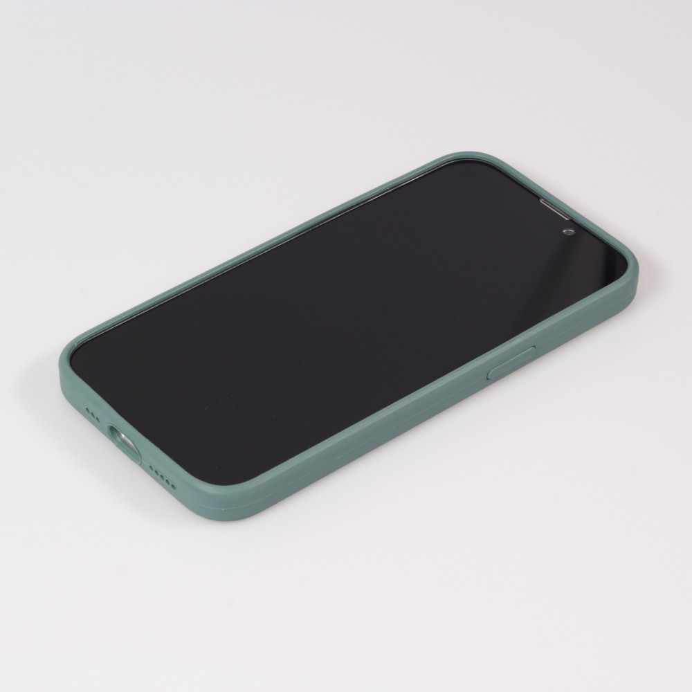 iPhone 14 Case Hülle - Soft Touch - Dunkelgrün