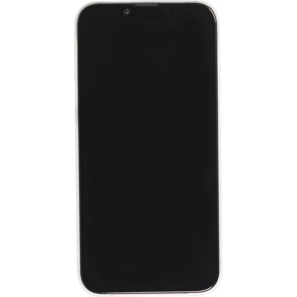 Coque iPhone 15 - plastique ultra fin semi-transparent mat - Blanc