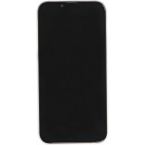 Coque iPhone 15 - plastique ultra fin semi-transparent mat - Blanc