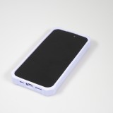 iPhone 15 Case Hülle - Dicke Silikonhülle mit Löcher für Aufsteck-Sticker - Hellblau