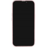 iPhone 15 Case Hülle - Gummi weich mit Kameraschutzglas MagSafe - Rosa