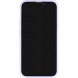 iPhone 14 Case Hülle - Jelly cover glass semi-durchsichtig MagSafe - Light purple