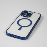 Samsung Galaxy S24 Ultra Case Hülle - Electroplate mit Magsafe - Dunkelblau
