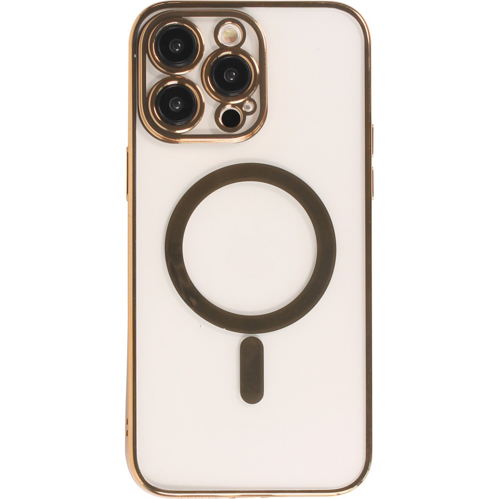 iPhone 14 Pro Max Case Hülle - Electroplate mit Magsafe - Gold