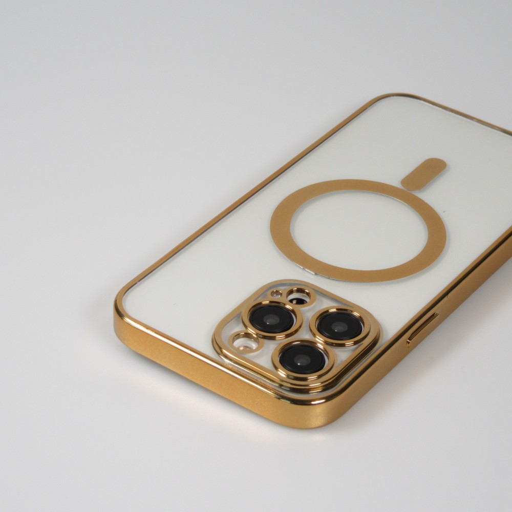 iPhone 14 Pro Max Case Hülle - Electroplate mit Magsafe - Gold