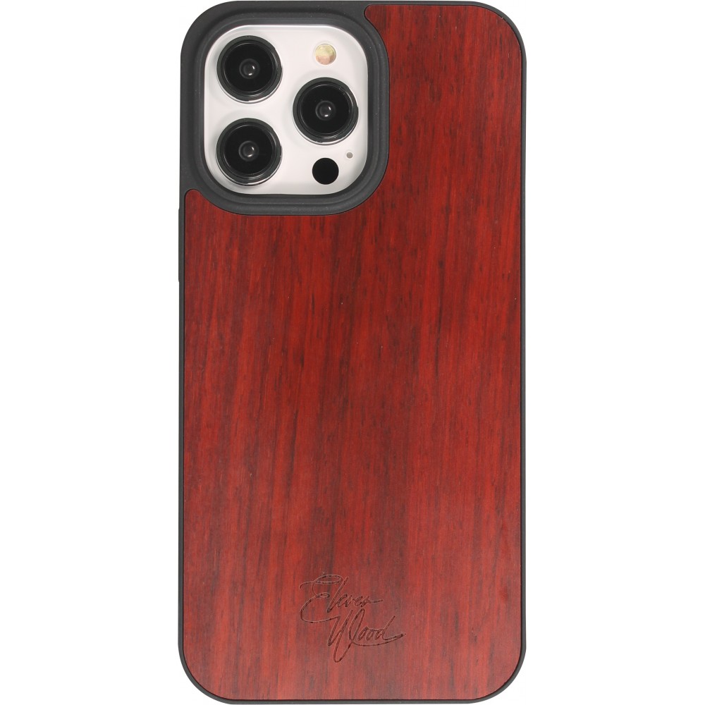 iPhone 14 Pro Case Hülle - Eleven Wood - Rosewood