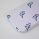 iPhone 15 Pro Max Case Hülle - Kunststoff glossy Kleiner Dinosaurier - Hellviolett
