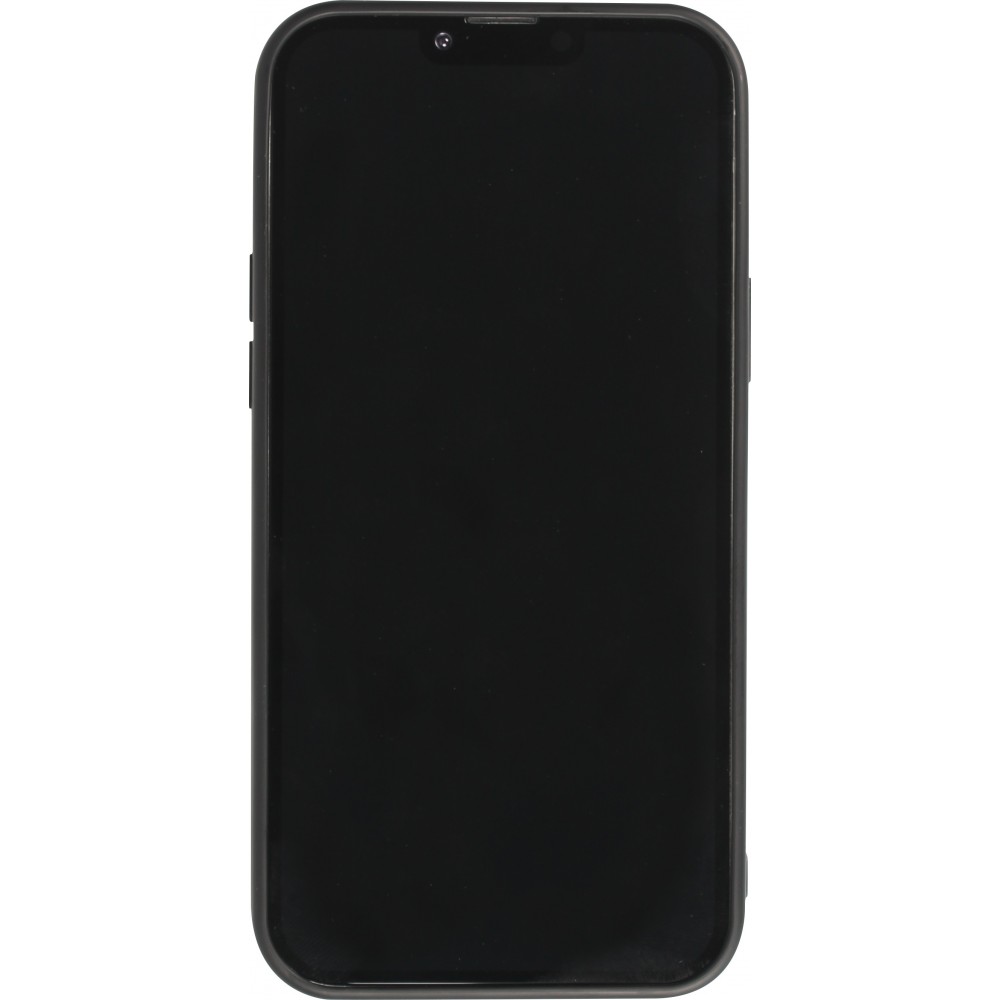 iPhone 14 Pro Max Case Hülle - Silikon Gummi Cover Haze Kartenhalter - Orange