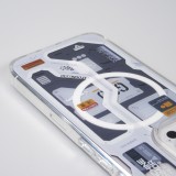 iPhone 15 Pro Max Case Hülle - Gummi Silikon Machine Armor Type-G20 MagSafe - Hellblau