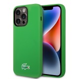 iPhone 14 Pro Max Case Hülle - Lacoste Silikon Soft Touch Magsafe - Grün