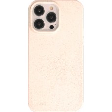 iPhone 14 Pro Max Case Hülle - Bioka Biologisch Abbaubar Eco-Friendly Kompostierbar - Seele der Schildkröte - Weiss