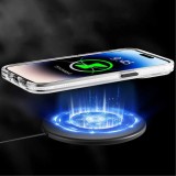 iPhone 14 Pro Max Case Hülle - Youngkit Ink Series semi-transparent MagSafe - Rosa