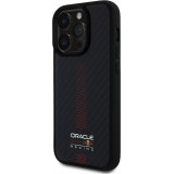 iPhone 14 Pro Case Hülle - Red Bull Racing Carbon Powerbar MagSafe - Schwarz