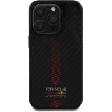 iPhone 14 Pro Case Hülle - Red Bull Racing Carbon Powerbar MagSafe - Schwarz