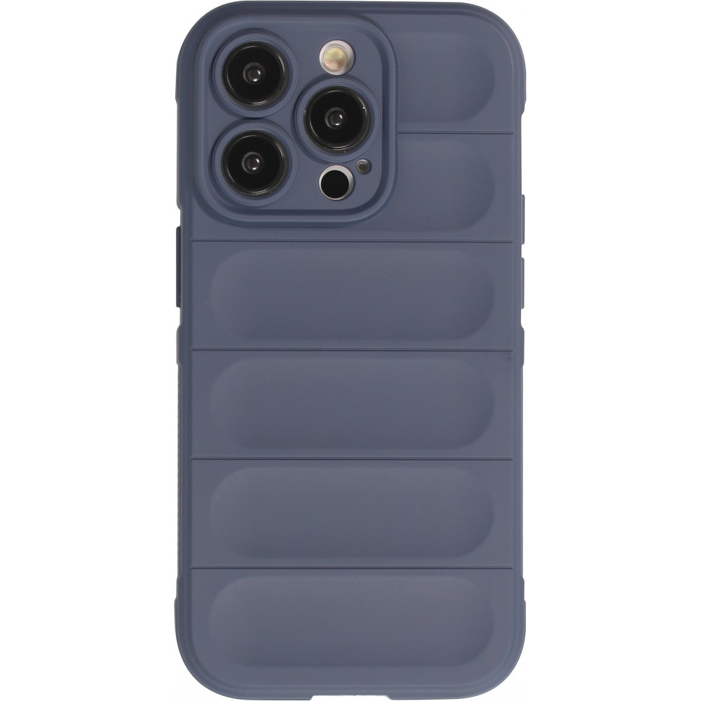 iPhone 14 Pro Max Case Hülle - Robustes Silikon mit Doppelter Schutzschicht - Dunkelblau