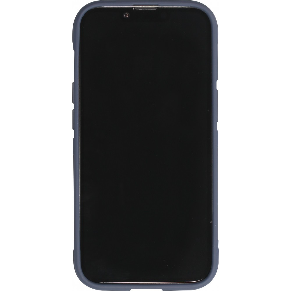 iPhone 14 Pro Max Case Hülle - Robustes Silikon mit Doppelter Schutzschicht - Dunkelblau