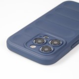 iPhone 14 Pro Max Case Hülle - Robustes Silikon mit Doppelter Schutzschicht - Dunkelblau