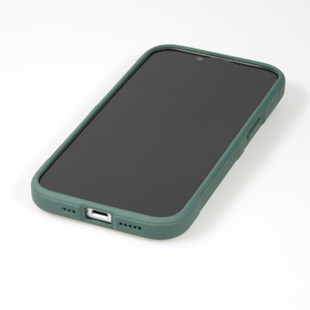 iPhone 14 Pro Case Hülle - Robustes Silikon mit Doppelter Schutzschicht - Grün