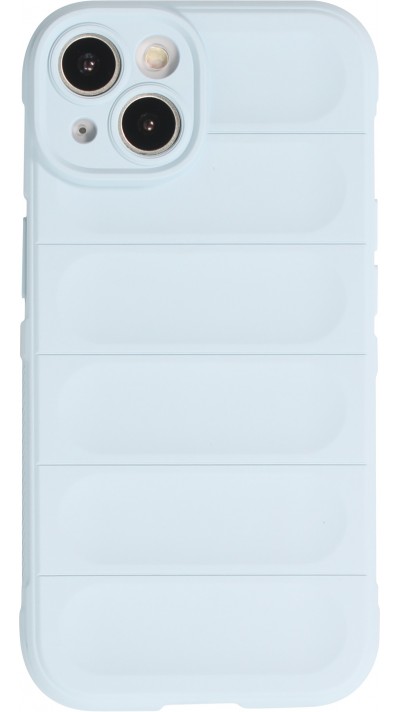 iPhone 14 Plus Case Hülle - Robustes Silikon mit Doppelter Schutzschicht - Hellblau