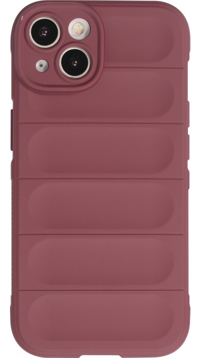 iPhone 14 Case Hülle - Robustes Silikon mit Doppelter Schutzschicht - Bordeaux