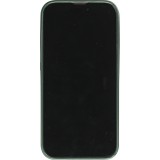 iPhone 14 Pro Max Case Hülle - Straffes Silikon mit Karbon Look + Kameraschutz - Grün
