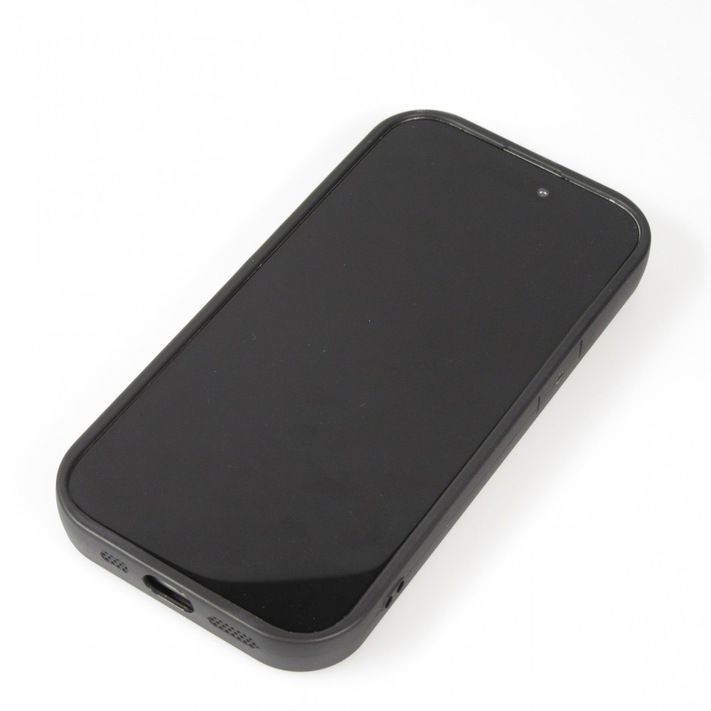 iPhone 14 Case H&uuml;lle - Gel Silikon super flexibel mit 360 Grad D&auml;mpfer - Schwarz