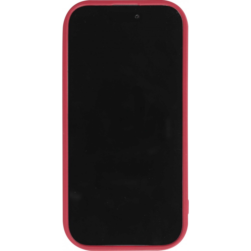 iPhone 14 Case Hülle - Gel Silikon super flexibel mit 360 Grad Dämpfer - Rot