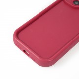 iPhone 14 Case Hülle - Gel Silikon super flexibel mit 360 Grad Dämpfer - Rot